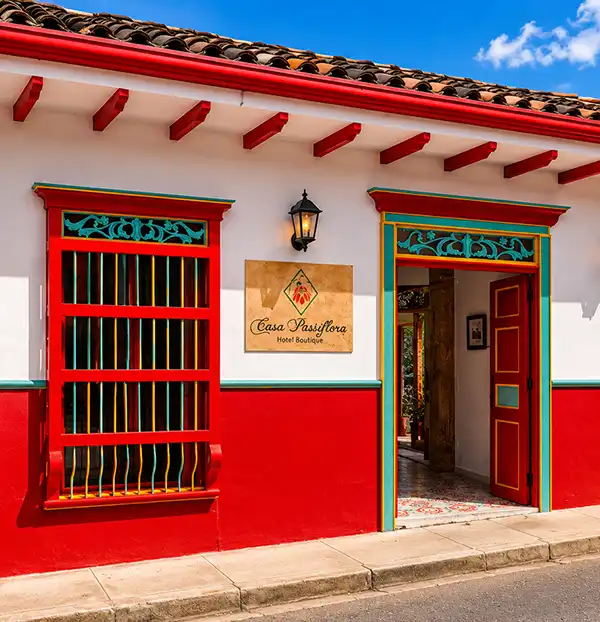 Casa Passiflora Hotel Boutique — El hotel boutique más reconocido de Jardín. Casa colonial restaurada a menos de 2 cuadras del parque con 9 habitaciones . Hotel en Jardín, Antioquia, Colombia